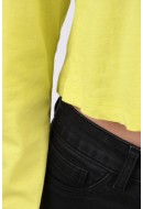 Women Blouse Jjxx Jxasta Reg Every Crop Limeade